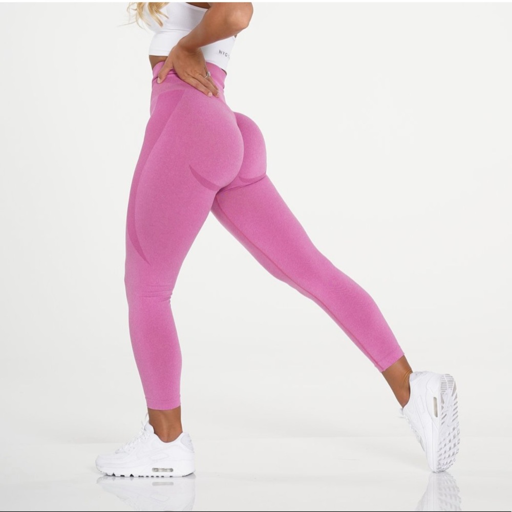 NVGTN bubblegum pink contour leggings